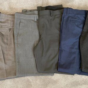 Men’s 36x32 Lot of 6 pair Nice Dress Pants